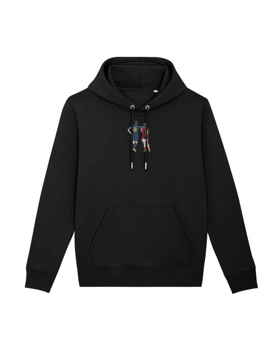 Sweat capuche Madonnina brodé