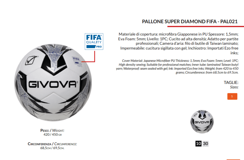 Ballon de foot Givova Super Diamond FIFA PRO PAL021 – Image 3