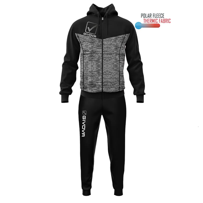 Survêtement à capuche polaire Givova Visa TR018P – Image 3